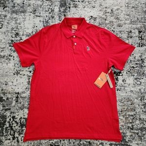 RARE Nike Tiger Woods TW Fist Pump Golf Polo Red Masters Men's Sizes Available